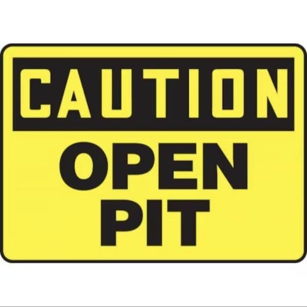 Accuform OSHA CAUTION SAFETY SIGN CAUTION MCRT607XP MCRT607XP - main